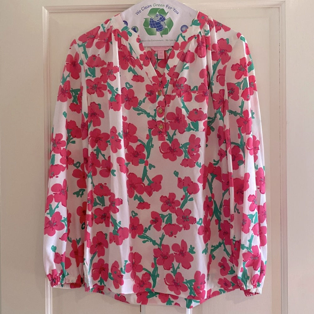Lilly Pulitzer Floral Elsa Top